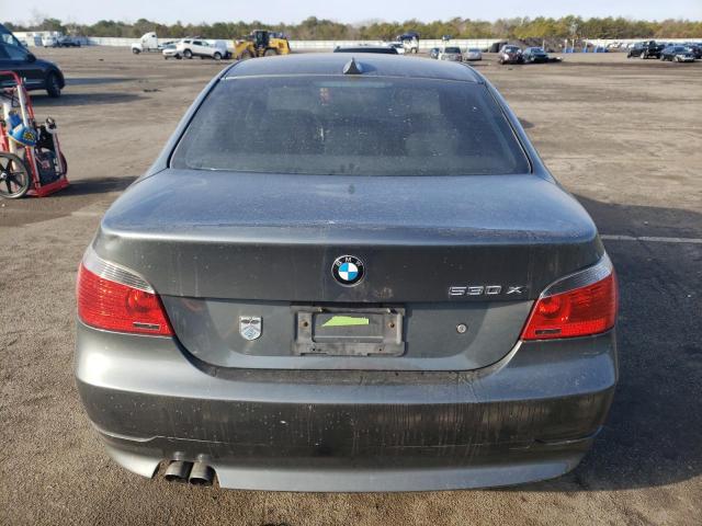 WBANF73587CU24455 - 2007 BMW 530 XI BLUE photo 6