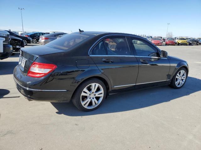 WDDGF81X48F182548 - 2008 MERCEDES-BENZ C 300 4MATIC BLACK photo 3