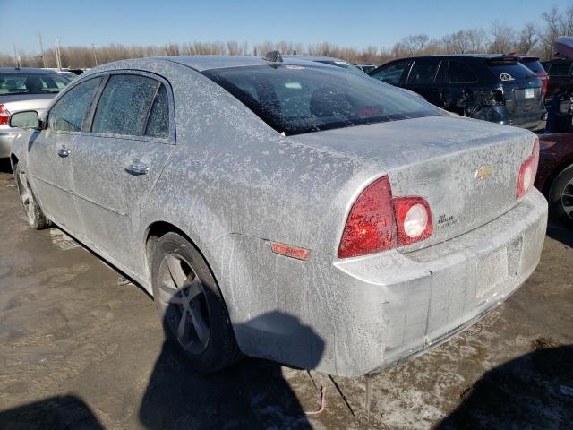 1G1ZC5E03CF397928 - 2012 CHEVROLET MALIBU 1LT SILVER photo 2