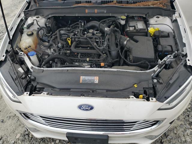 3FA6P0CD5KR281788 - 2019 FORD FUSION SEL WHITE photo 11