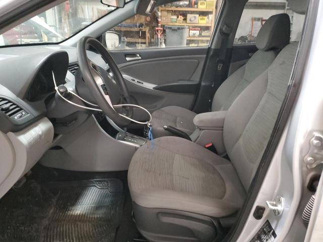 KMHCT4AE2GU055439 - 2016 HYUNDAI ACCENT SE SILVER photo 7