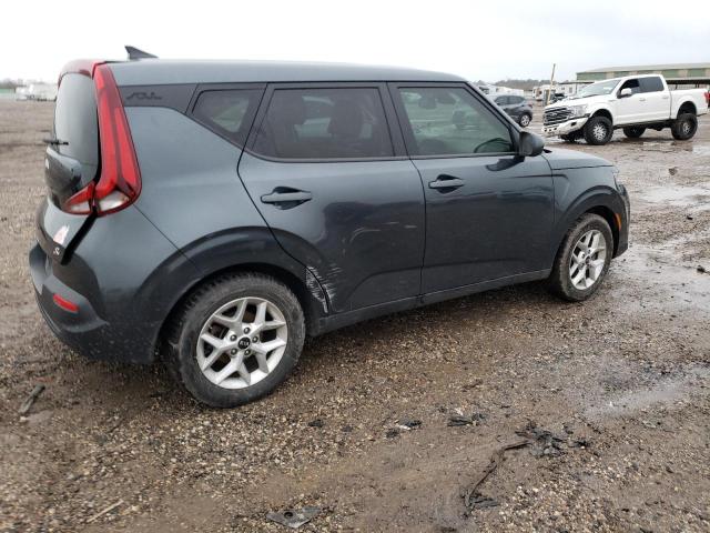 KNDJ23AU7L7096917 - 2020 KIA SOUL LX GRAY photo 3