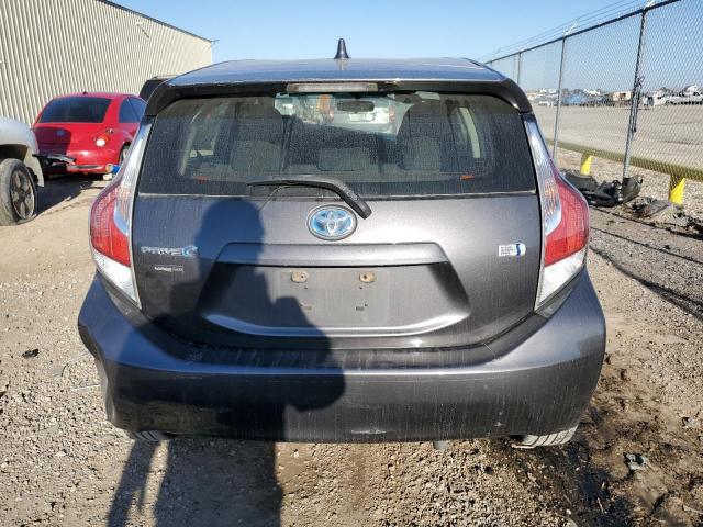 JTDKDTB39G1590791 - 2016 TOYOTA PRIUS C GRAY photo 6