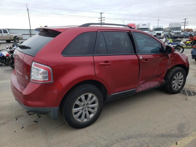 2FMDK49C47BA54499 - 2007 FORD EDGE SEL PLUS RED photo 3