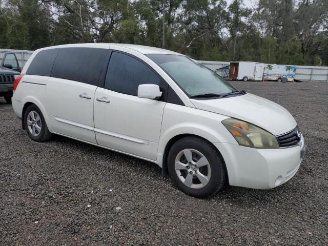 5N1BV28U98N106826 - 2008 NISSAN QUEST S WHITE photo 4