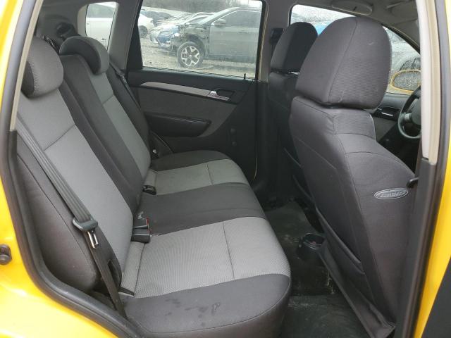 KL1TD66E39B656645 - 2009 CHEVROLET AVEO LS YELLOW photo 10