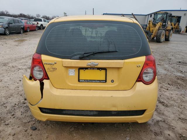 KL1TD66E39B656645 - 2009 CHEVROLET AVEO LS YELLOW photo 6