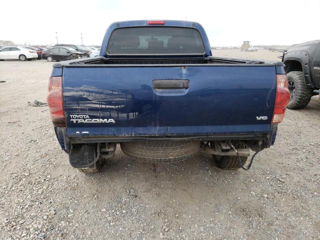 5TEMU52N87Z447911 - 2007 TOYOTA TACOMA DOUBLE CAB LONG BED BLUE photo 6