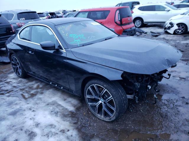 3MW23CM03N8C46661 - 2022 BMW 230I BLACK photo 4