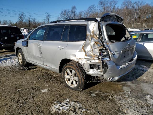 JTEES41A582053092 - 2008 TOYOTA HIGHLANDER GRAY photo 2