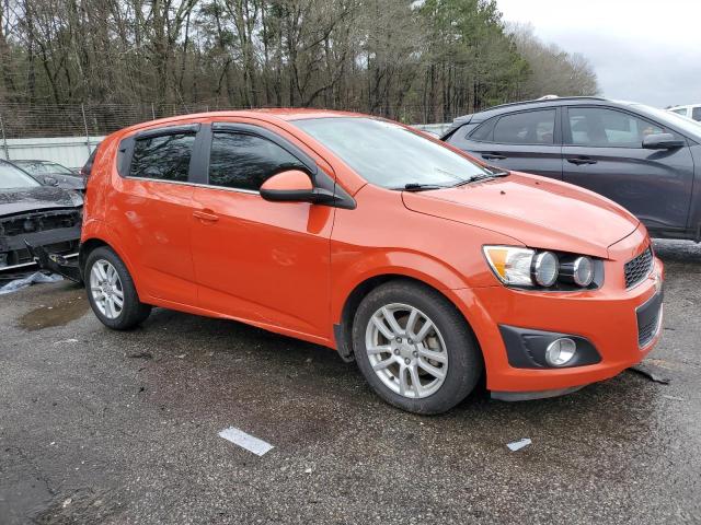 1G1JC6SH2D4148689 - 2013 CHEVROLET SONIC LT ORANGE photo 4