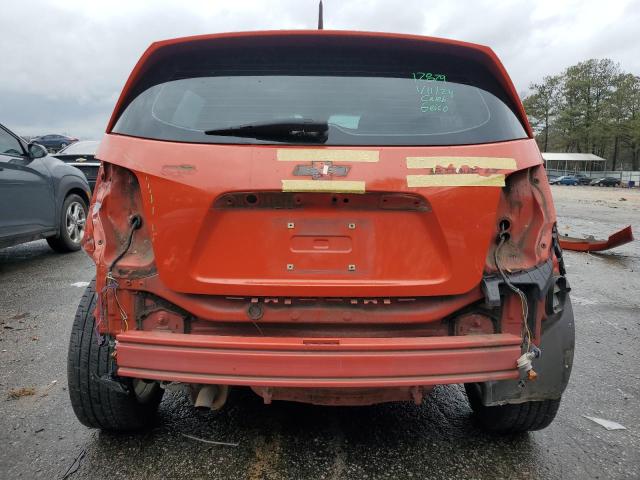 1G1JC6SH2D4148689 - 2013 CHEVROLET SONIC LT ORANGE photo 6