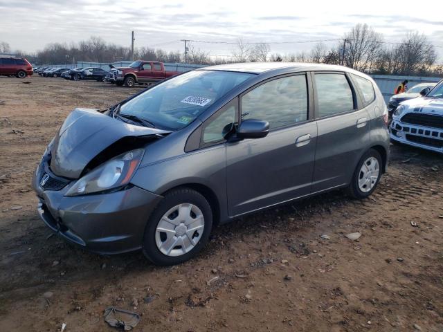 JHMGE8H30DC051921 - 2013 HONDA FIT GRAY photo 1