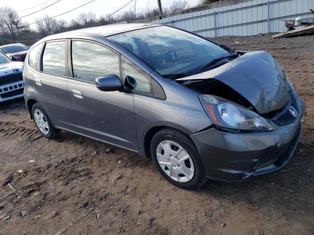 JHMGE8H30DC051921 - 2013 HONDA FIT GRAY photo 4