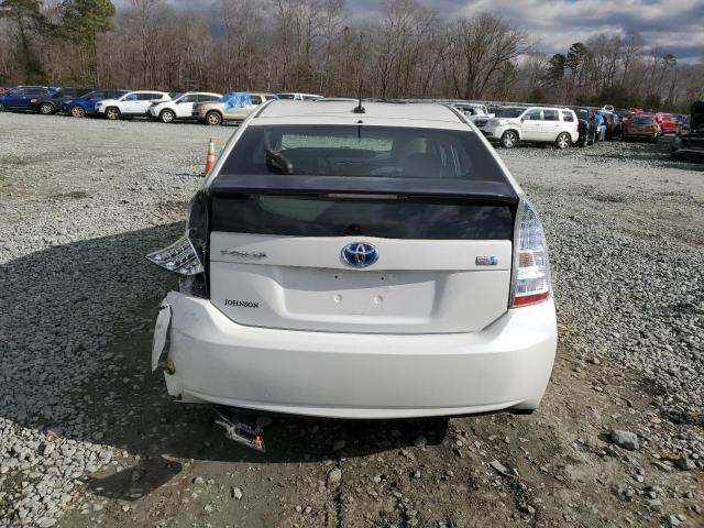 JTDKN3DU3A0050708 - 2010 TOYOTA PRIUS WHITE photo 6