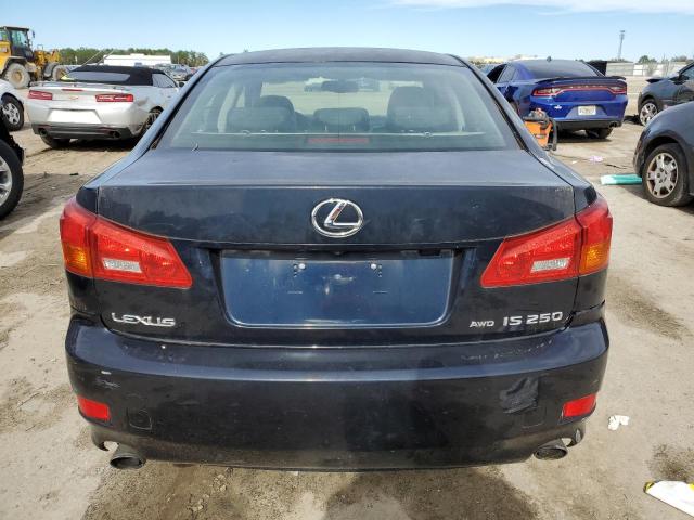 JTHCK262662001452 - 2006 LEXUS IS 250 BLACK photo 6