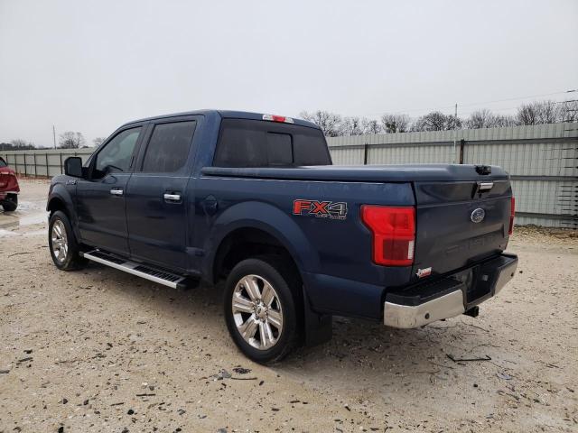 1FTEW1E4XLKD38276 - 2020 FORD F150 SUPERCREW BLUE photo 2