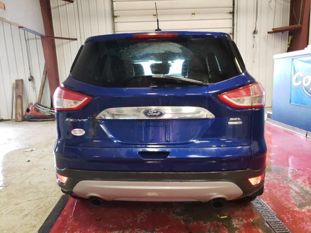 1FMCU9H9XDUD88762 - 2013 FORD ESCAPE SEL BLUE photo 6