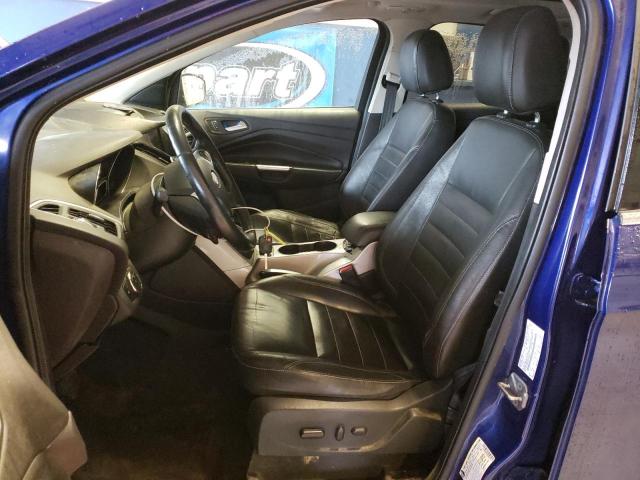 1FMCU9H9XDUD88762 - 2013 FORD ESCAPE SEL BLUE photo 7