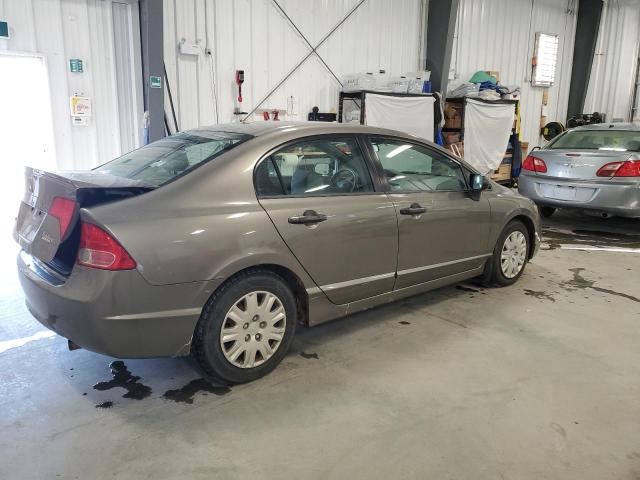 2HGFA16228H113981 - 2008 HONDA CIVIC DX BROWN photo 3