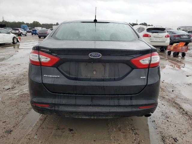 3FA6P0H74GR288189 - 2016 FORD FUSION SE BLACK photo 6