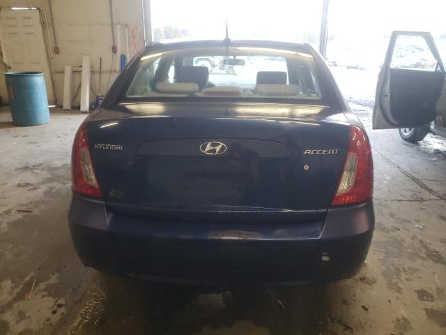 KMHCN4AC7AU491249 - 2010 HYUNDAI ACCENT GLS BLUE photo 6