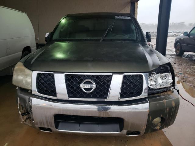 1N6AA06A04N586593 - 2004 NISSAN TITAN XE GREEN photo 5