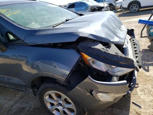 MAJ6P1UL4JC211627 - 2018 FORD ECOSPORT SE GRAY photo 9