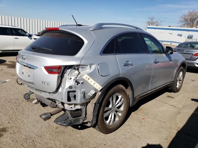 JNRAS18W59M159535 - 2009 INFINITI FX35 SILVER photo 3