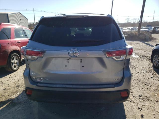 5TDBKRFH5GS304534 - 2016 TOYOTA HIGHLANDER LE SILVER photo 6