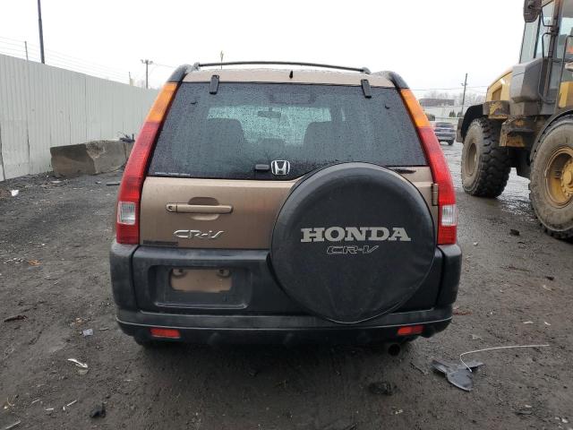 JHLRD78882C007295 - 2002 HONDA CR-V EX TAN photo 6