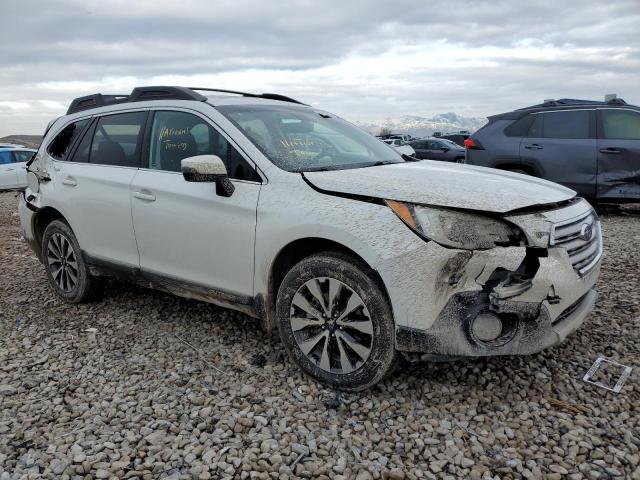 4S4BSANC8H3288898 - 2017 SUBARU OUTBACK 2.5I LIMITED WHITE photo 4