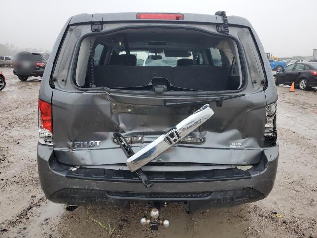 5FNYF3H61DB024861 - 2013 HONDA PILOT EXL GRAY photo 6