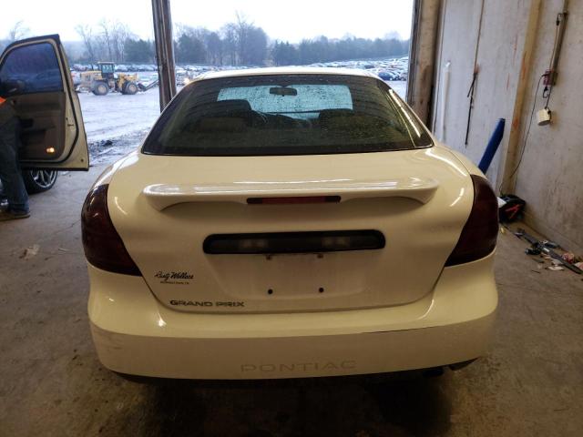 2G2WP552161136684 - 2006 PONTIAC GRAND PRIX WHITE photo 6