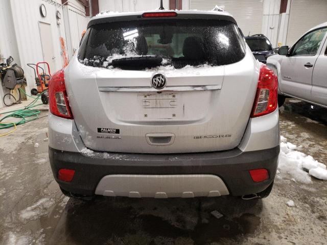 KL4CJASB0DB075297 - 2013 BUICK ENCORE SILVER photo 6