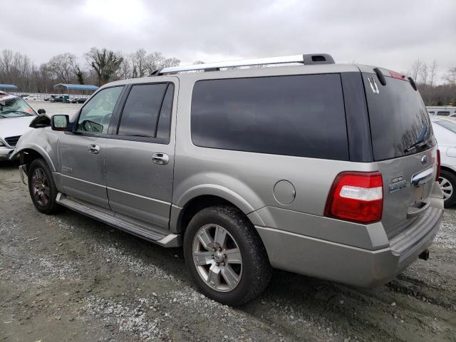 1FMFK19598LA34775 - 2008 FORD EXPEDITION EL LIMITED SILVER photo 2