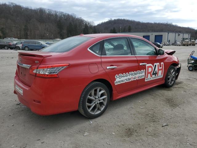 3N1AB7AP4FY230922 - 2015 NISSAN SENTRA S RED photo 3