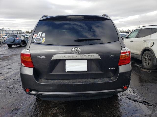 JTEES41A792120986 - 2009 TOYOTA HIGHLANDER GRAY photo 6