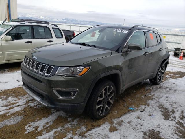 3C4NJDCB5JT114412 - 2018 JEEP COMPASS LIMITED GREEN photo 1