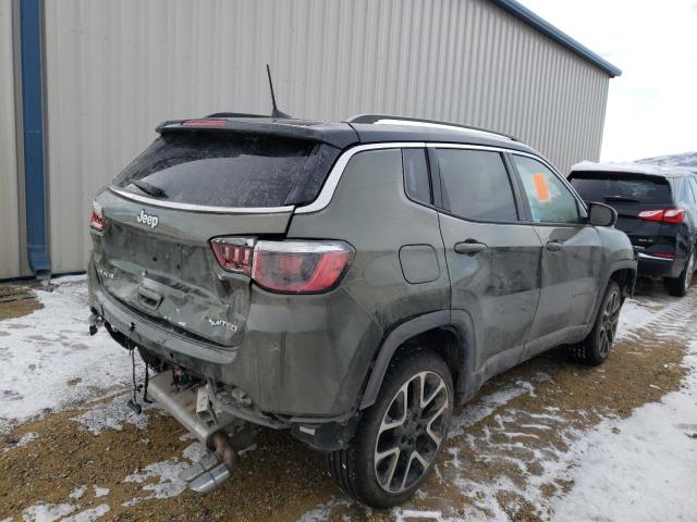 3C4NJDCB5JT114412 - 2018 JEEP COMPASS LIMITED GREEN photo 3