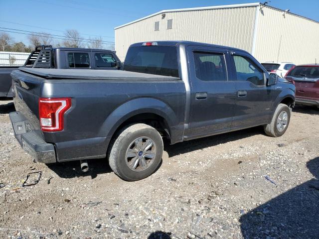 1FTEW1CP2HFC36595 - 2017 FORD F150 SUPERCREW GRAY photo 3