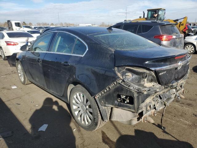 2G4GR5EK4C9130252 - 2012 BUICK REGAL BLACK photo 2