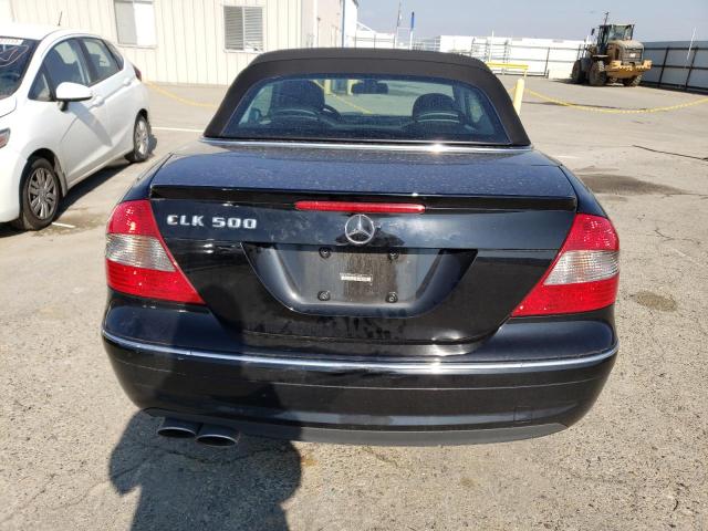 WDBTK75G46T061296 - 2006 MERCEDES-BENZ CLK 500 BLACK photo 6