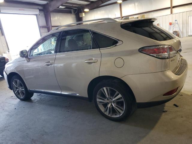 2T2BC1BA8FC003122 - 2015 LEXUS RX 450H BEIGE photo 2