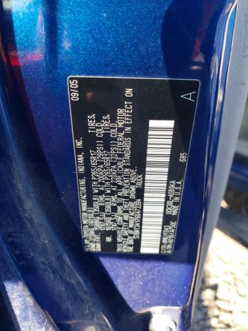 5TBRT34176S473394 - 2006 TOYOTA TUNDRA ACCESS CAB SR5 BLUE photo 12