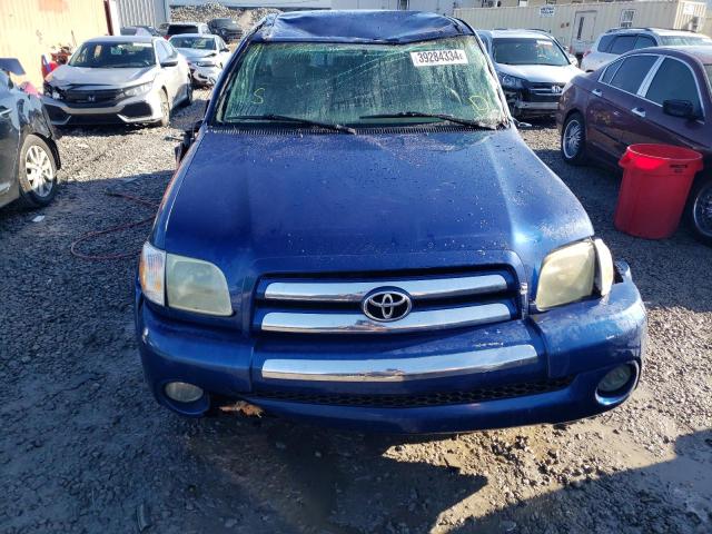 5TBRT34176S473394 - 2006 TOYOTA TUNDRA ACCESS CAB SR5 BLUE photo 5