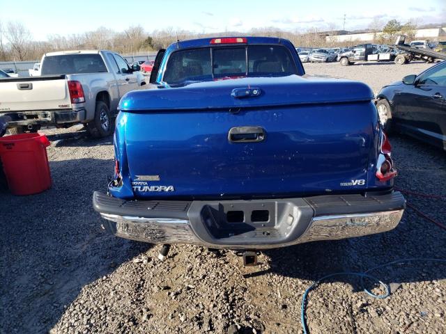 5TBRT34176S473394 - 2006 TOYOTA TUNDRA ACCESS CAB SR5 BLUE photo 6
