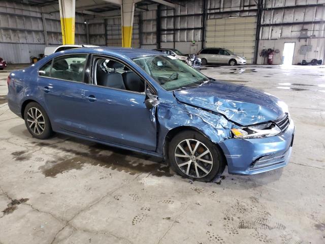 3VWD67AJ8GM377485 - 2016 VOLKSWAGEN JETTA SE BLUE photo 4