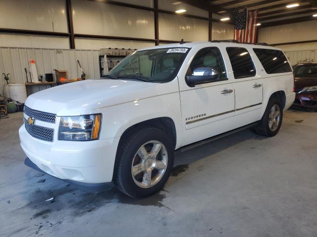 1GNUCKE0XAR135469 - 2010 CHEVROLET SUBURBAN C1500 LTZ WHITE photo 1