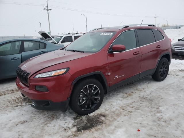 1C4PJMDS9EW167931 - 2014 JEEP CHEROKEE LIMITED MAROON photo 1